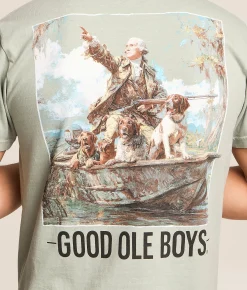 Tops|Graphic T-Shirts | Good Ole Boys Outdoors Washington Jon Boat T-Shirt Bay