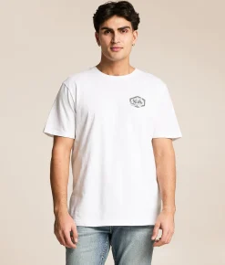Tops|Graphic T-Shirts | RVCA Waste T-Shirt White