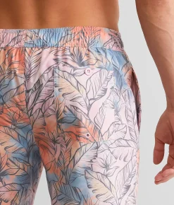 Departwest Watercolor Stretch Swim Trunks Multi Discount