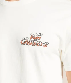 Tops|Graphic T-Shirts | Tail Chasers Club Waterfowl T-Shirt Antique White