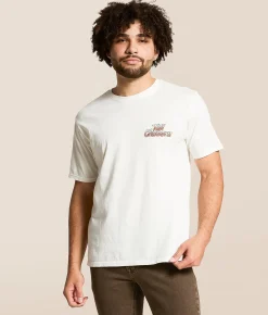 Tops|Graphic T-Shirts | Tail Chasers Club Waterfowl T-Shirt Antique White