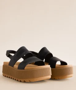 Shoes | Reef Water Vista Higher Flatform Sandal Black Tan