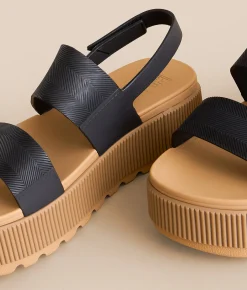 Shoes | Reef Water Vista Higher Flatform Sandal Black Tan