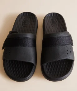 Shoes | HEYDUDE™ Wave Alt Slide Black Grey
