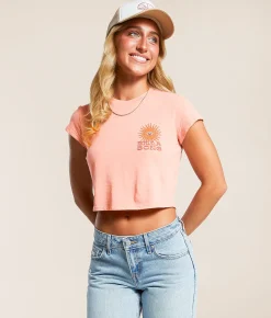 Billabong Wave Trip Cropped T-Shirt Fargo New