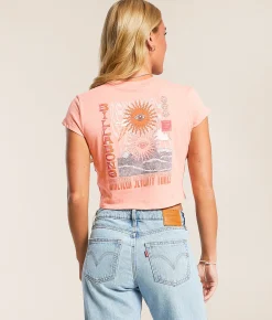 Billabong Wave Trip Cropped T-Shirt Fargo New