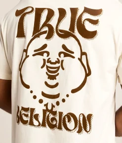 True Religion Wavy T-Shirt Winter White Hot