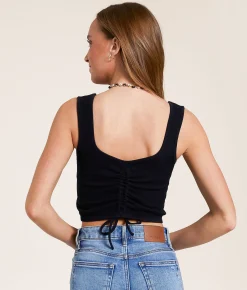 Tops | Freshwear 2-Way Cropped Brami Black