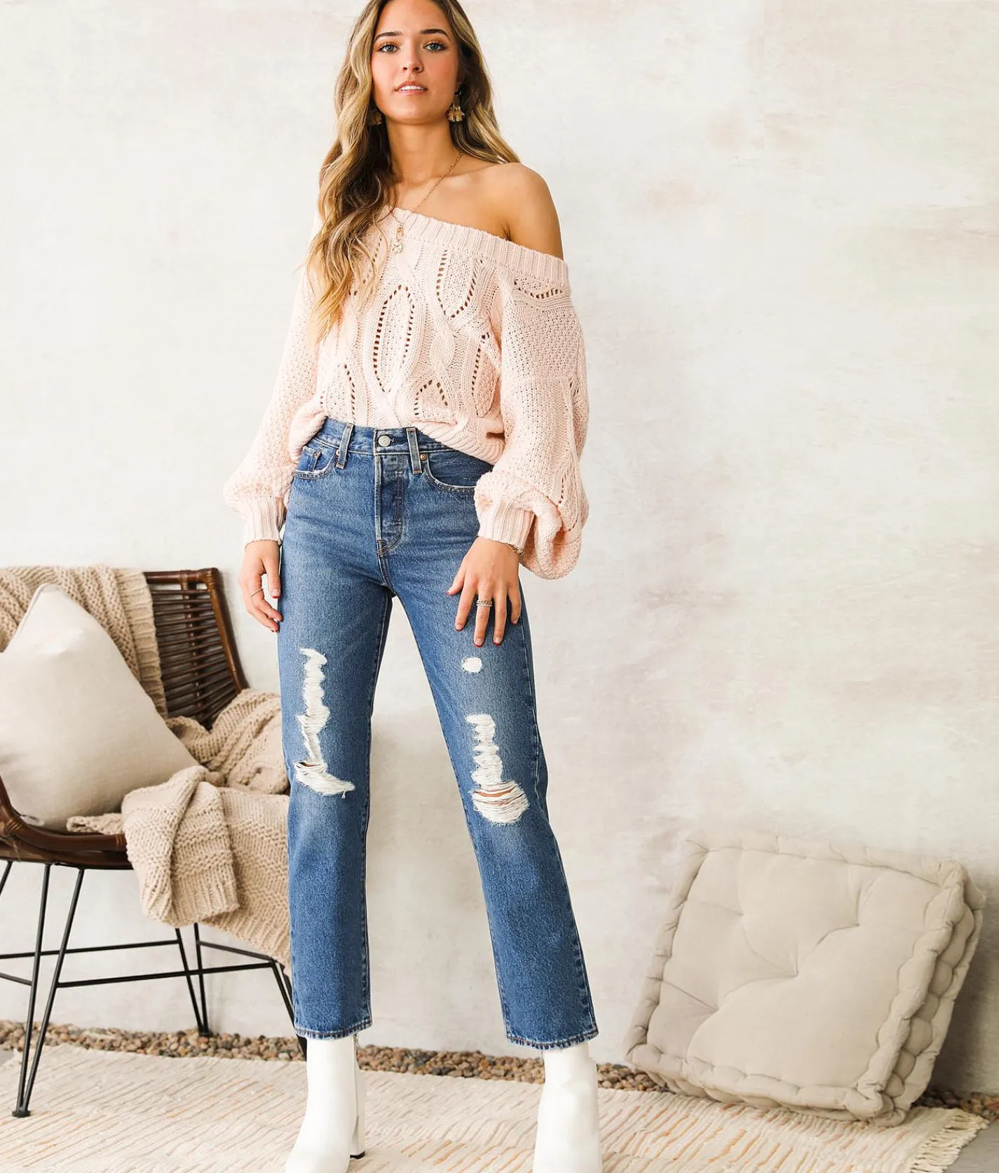 Levi's® Wedgie Straight Jean Oxnard Drive Discount