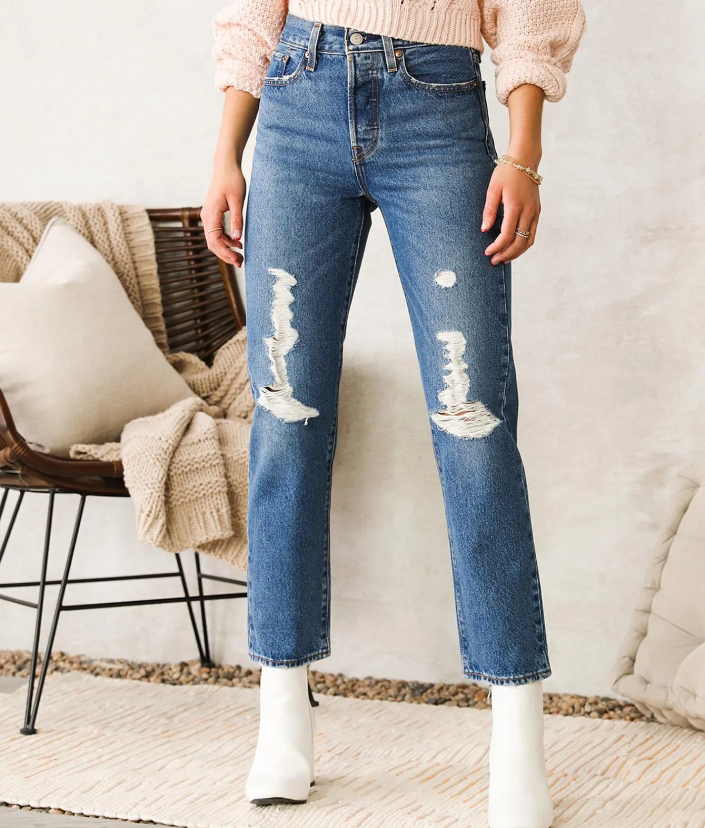Levi's® Wedgie Straight Jean Oxnard Drive Discount