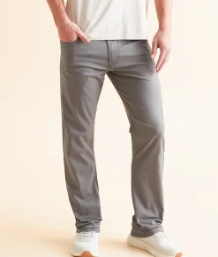 RVCA Weekend Tech Straight Stretch Pant Smoke