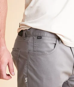 RVCA Weekend Tech Straight Stretch Pant Smoke