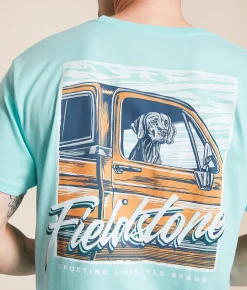 Tops|Graphic T-Shirts | Fieldstone Weimaraner Truck T-Shirt Watersprout