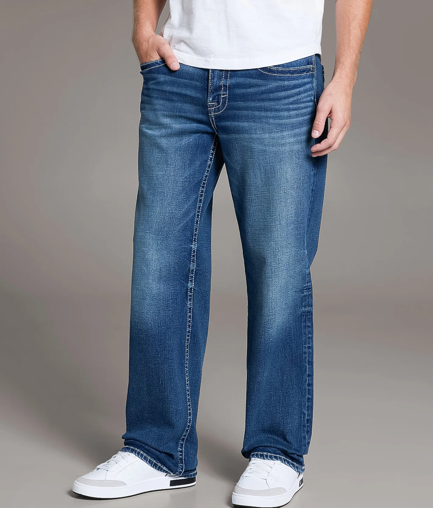 BKE Wells Baggy Stretch Jean Xaden Hot
