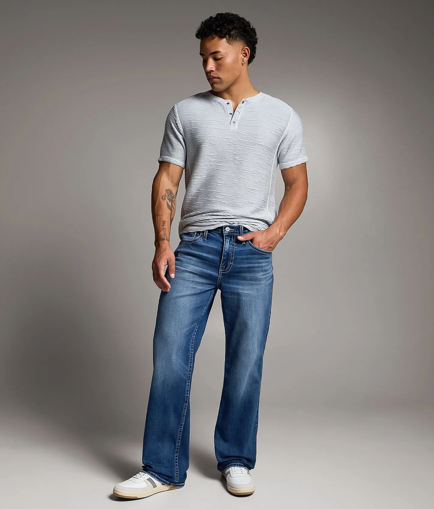 New Jeans|Bottoms | BKE Wells Baggy Stretch Jean Wakile