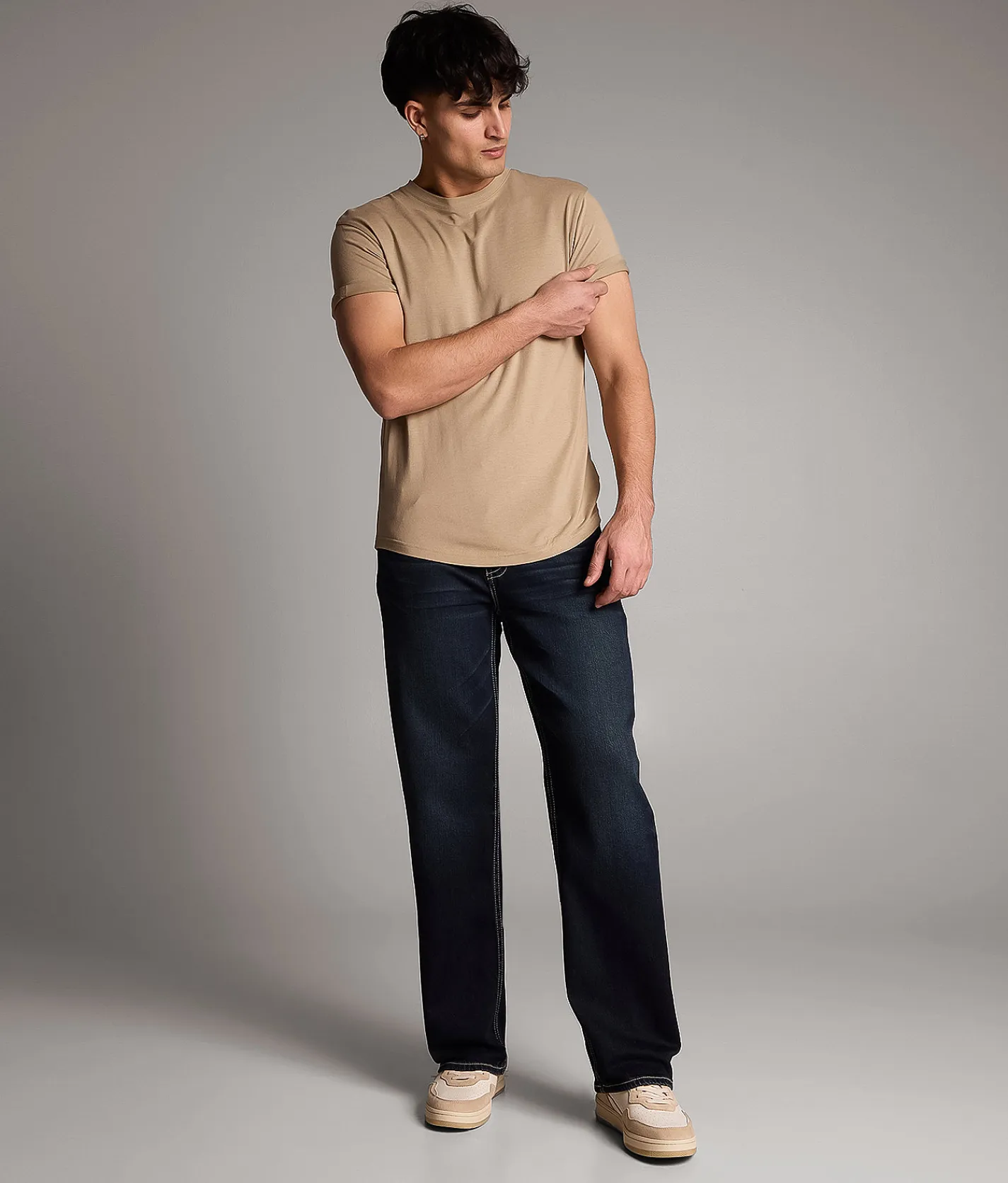 Bottoms|Bke Jeans | BKE Wells Baggy Stretch Jean Pintail