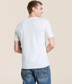 Brixton Wellston T-Shirt White Discount