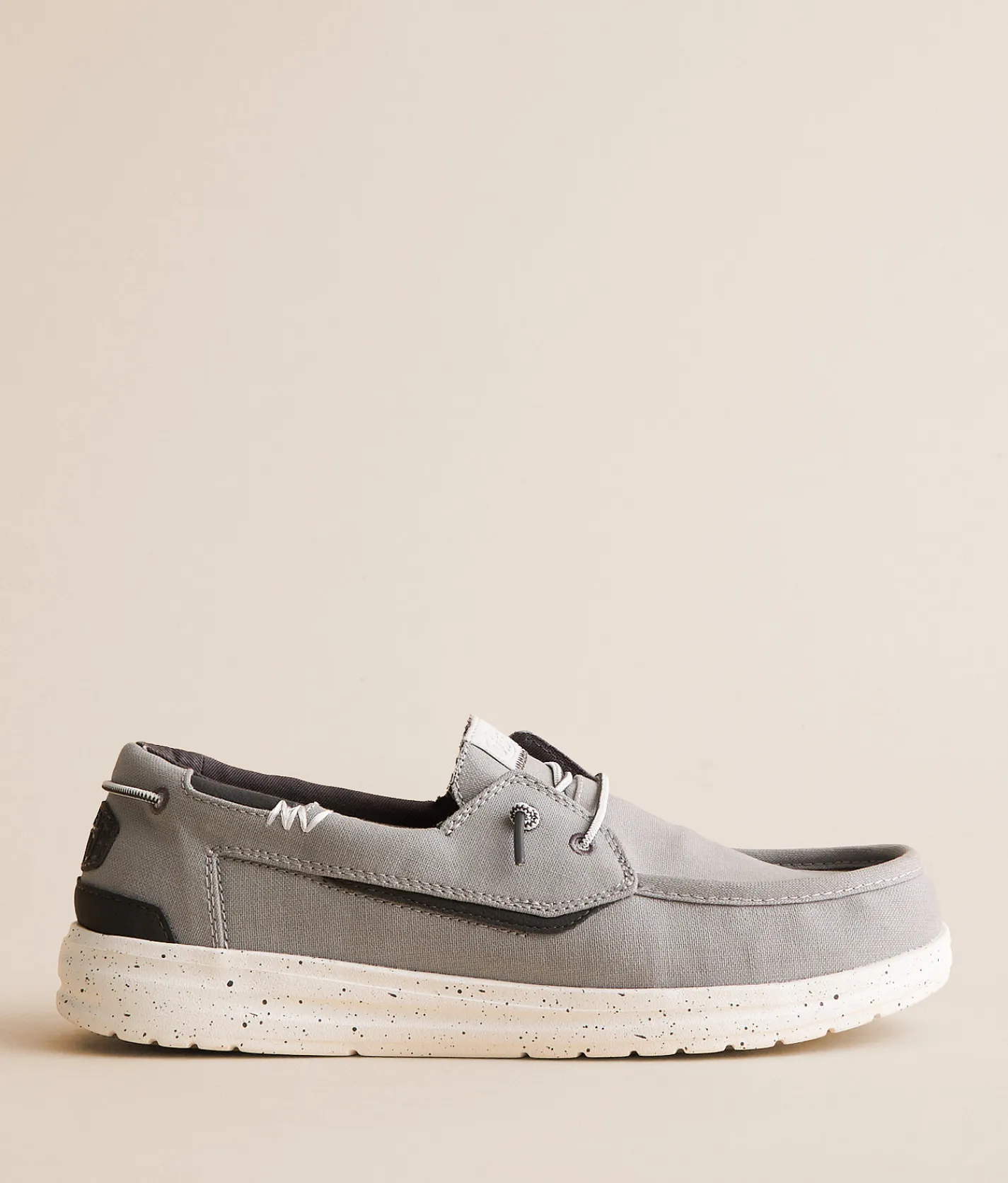 Shoes | HEYDUDE™ Welsh Grip Washed Canvas Shoe Monument Grey Multi
