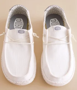 Shoes | HEYDUDE™ Wendy Break Woven Shoe White