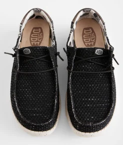 Shoes | HEYDUDE™ Wendy Buffalo Shoe Black Multi