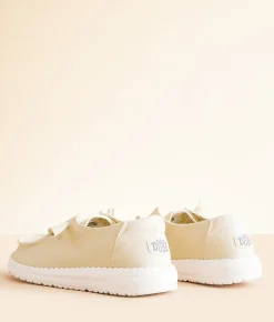 HEYDUDE™ Wendy Canvas Shoe Off White Outlet