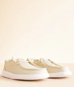 HEYDUDE™ Wendy Canvas Shoe Off White Outlet