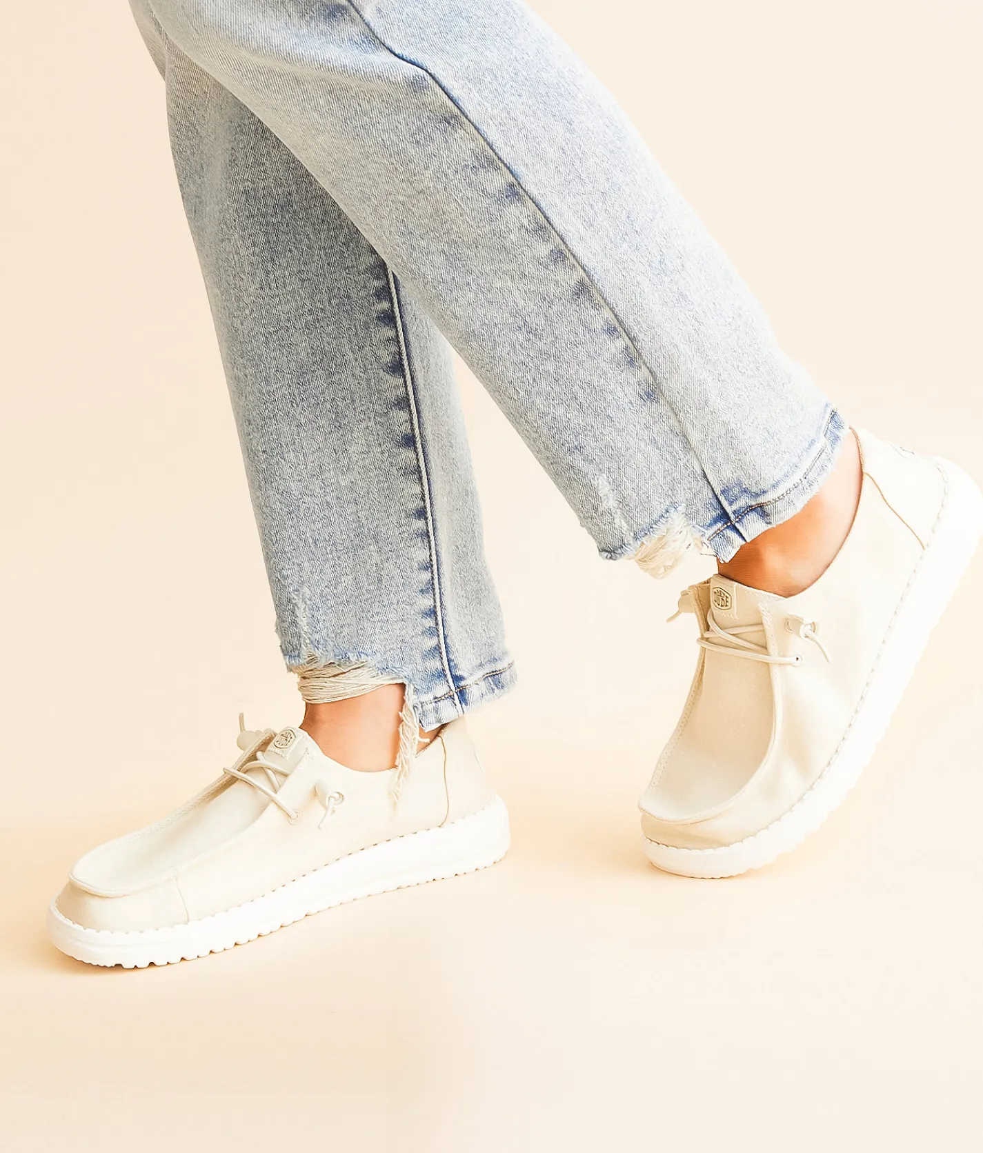 HEYDUDE™ Wendy Canvas Shoe Off White Outlet