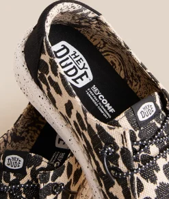 HEYDUDE™ Wendy Cheetah Shoe Cheetah Tan Black Online