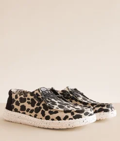 HEYDUDE™ Wendy Cheetah Shoe Cheetah Tan Black Online