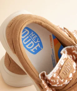 Shoes | HEYDUDE™ Wendy Comf Luxe Suede Shoe Tan