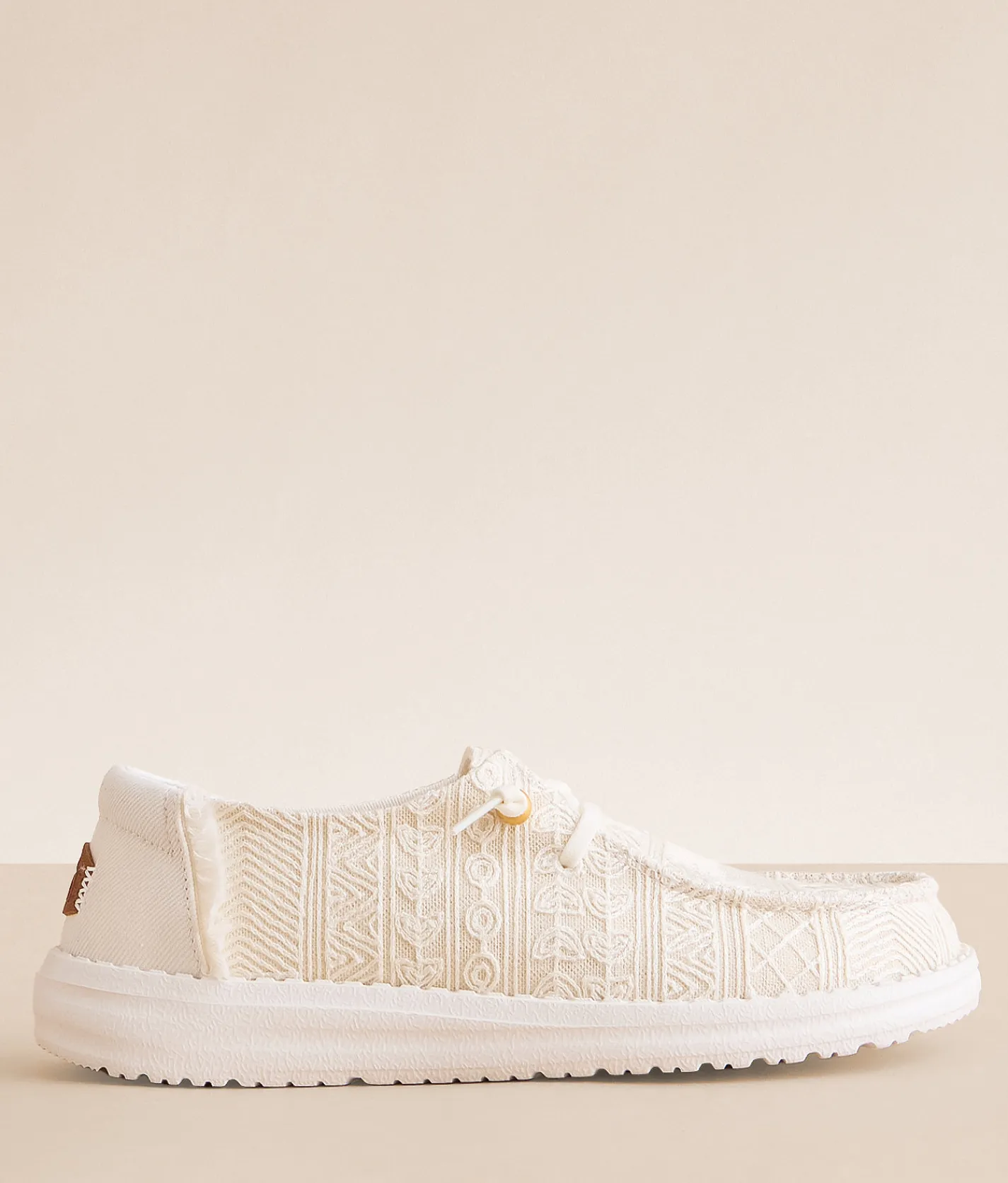 Shoes | HEYDUDE™ Wendy Crochet Lace Shoe White Gold