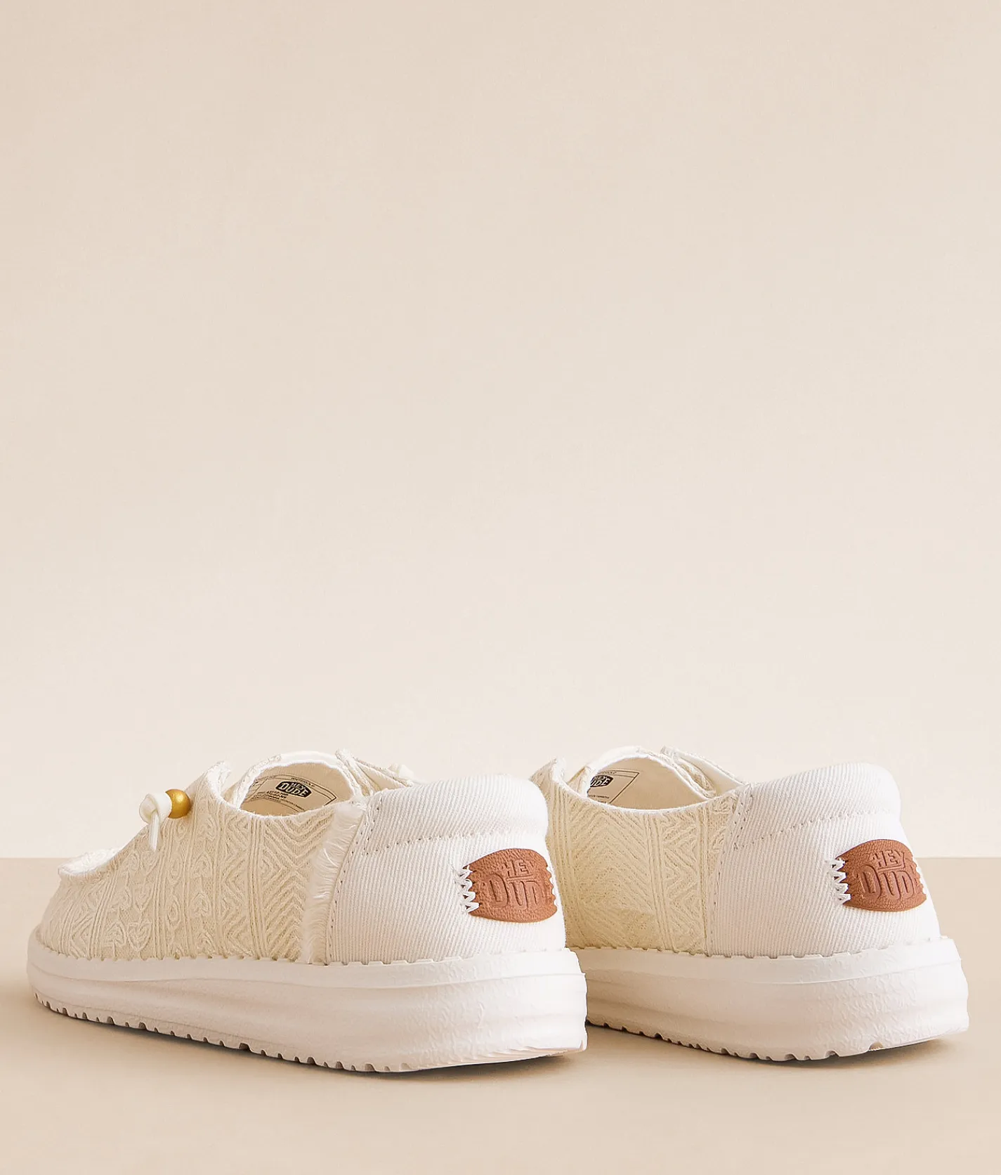 Shoes | HEYDUDE™ Wendy Crochet Lace Shoe White Gold