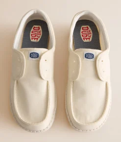 HEYDUDE™ Wendy Cru Stretch Canvas Shoe Snow White