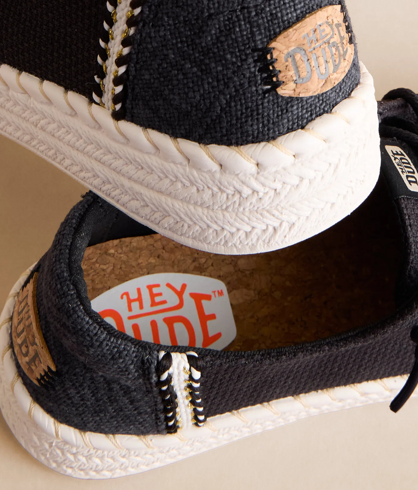 Shoes | HEYDUDE™ Wendy Espadrille Woven Shoe Black