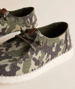 HEYDUDE™ Wendy Essential Camo Shoe Olive Camo Multi Best