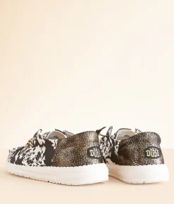 Shoes | HEYDUDE™ Wendy Funk Cow Girl Shoe Black White