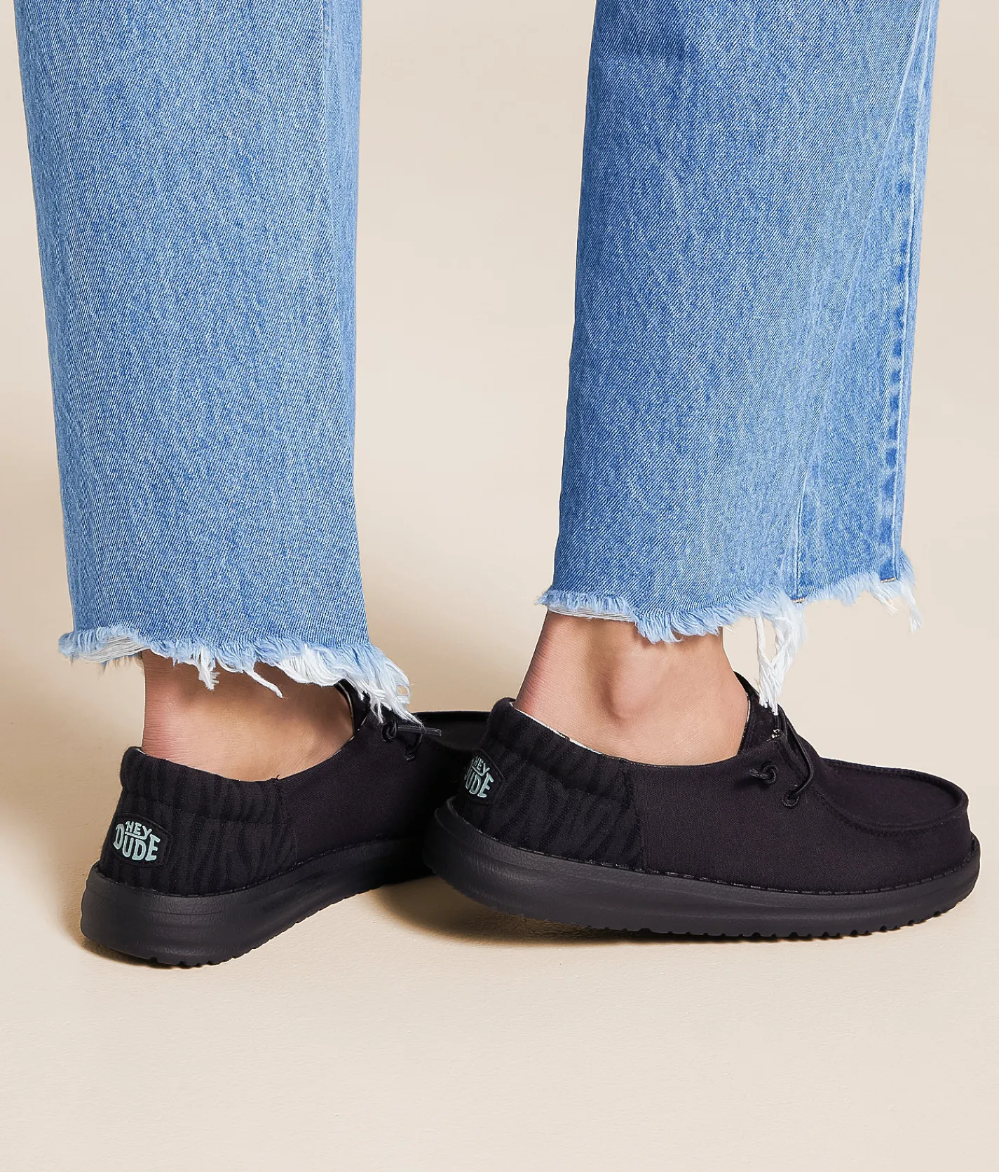 Shoes | HEYDUDE™ Wendy Midnight Palms Shoe Black