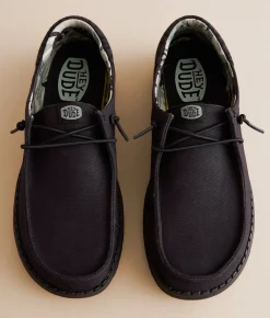 Shoes | HEYDUDE™ Wendy Midnight Palms Shoe Black