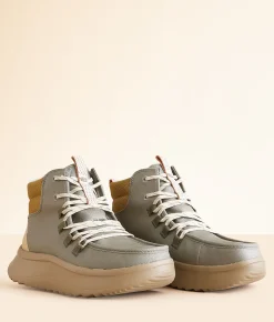 Shoes | HEYDUDE™ Wendy Peak Apres Twill Boot Olive