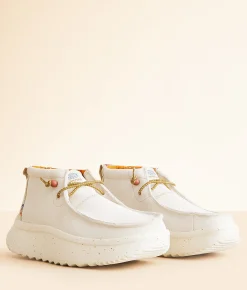 Shoes | HEYDUDE™ Wendy Peak Hi Suede Shoe Ivory
