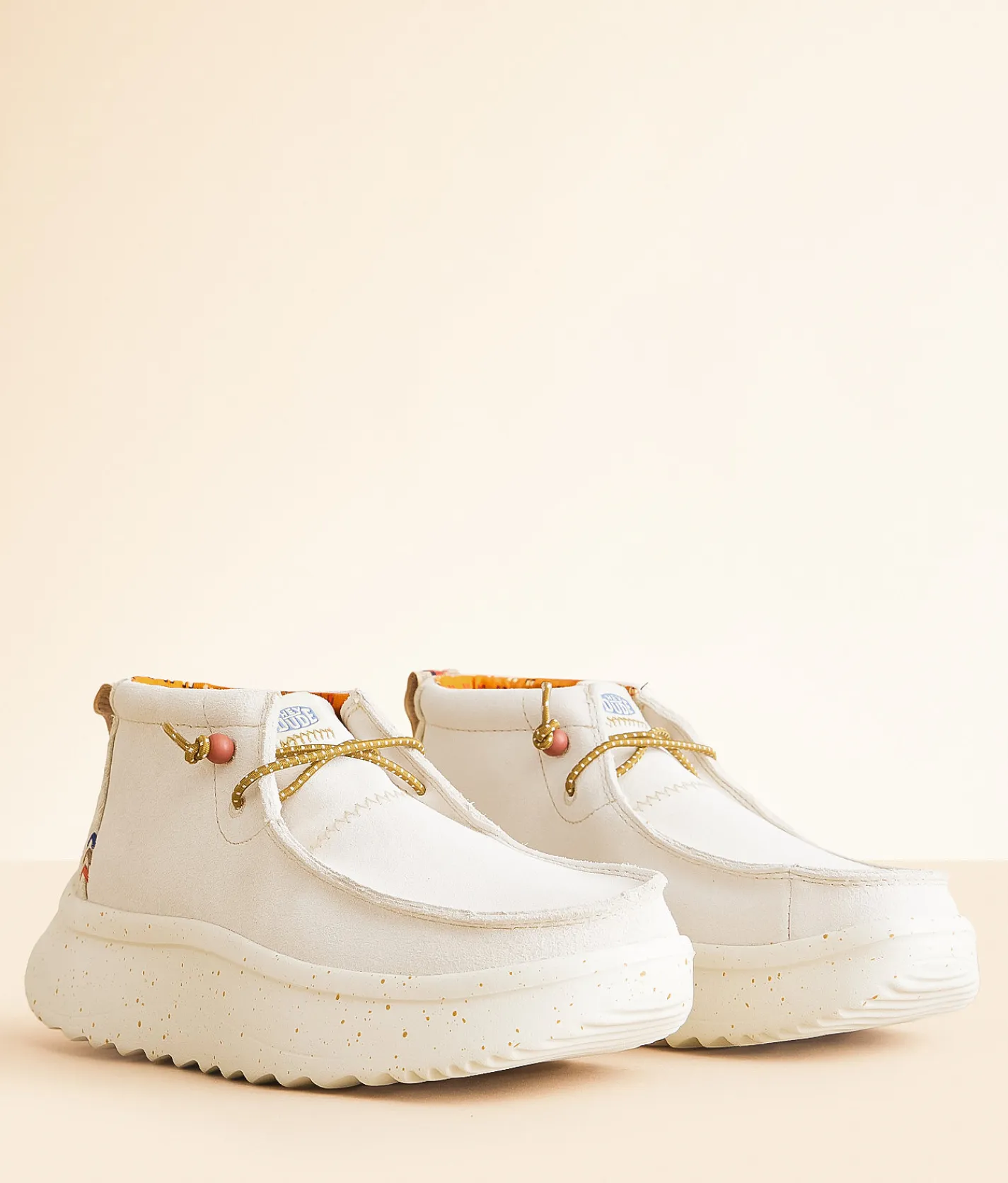 Shoes | HEYDUDE™ Wendy Peak Hi Suede Shoe Ivory
