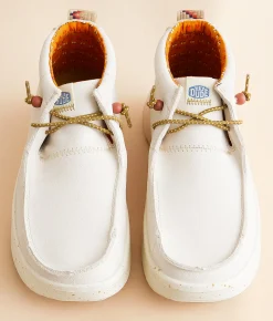 Shoes | HEYDUDE™ Wendy Peak Hi Suede Shoe Ivory