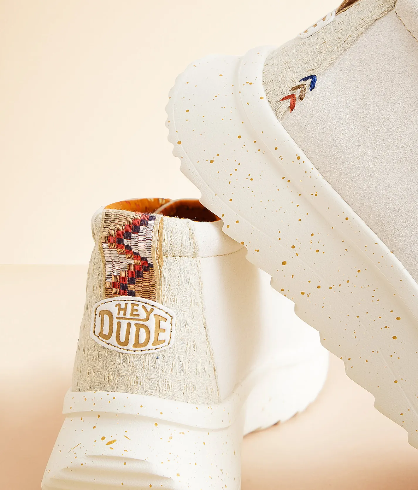 Shoes | HEYDUDE™ Wendy Peak Hi Suede Shoe Ivory