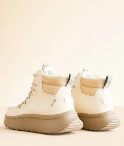 HEYDUDE™ Wendy Peak Twill Shoe Ivory Clearance