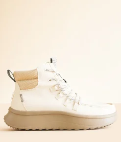 HEYDUDE™ Wendy Peak Twill Shoe Ivory Clearance