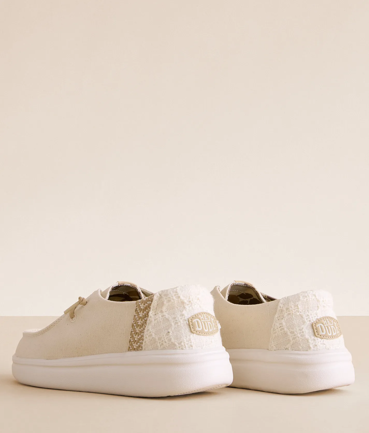 Shoes | HEYDUDE™ Wendy Rise Eyelet Shoe Off White