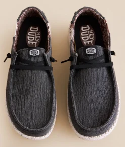 Shoes | HEYDUDE™ Wendy Stitch Cow Print Shoe Grey Multi