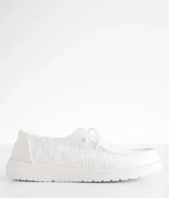 Shoes | HEYDUDE™ Wendy Sparkle Shoe White