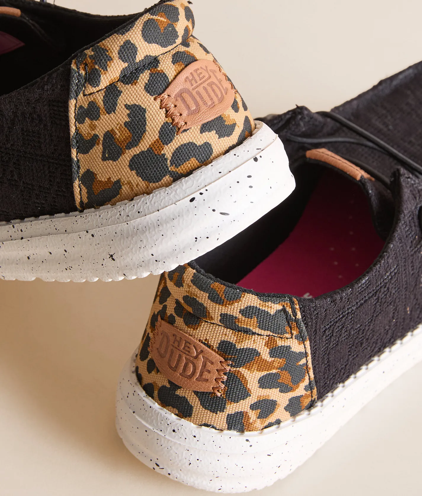 Shoes | HEYDUDE™ Wendy Wildcat Shoe Black Leopard