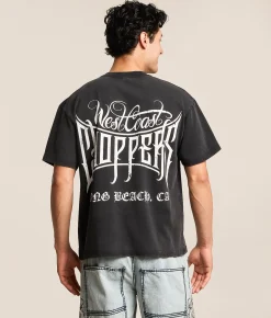 Graphic T-Shirts | ID Supply Co. West Coast Choppers T-Shirt Washed Black